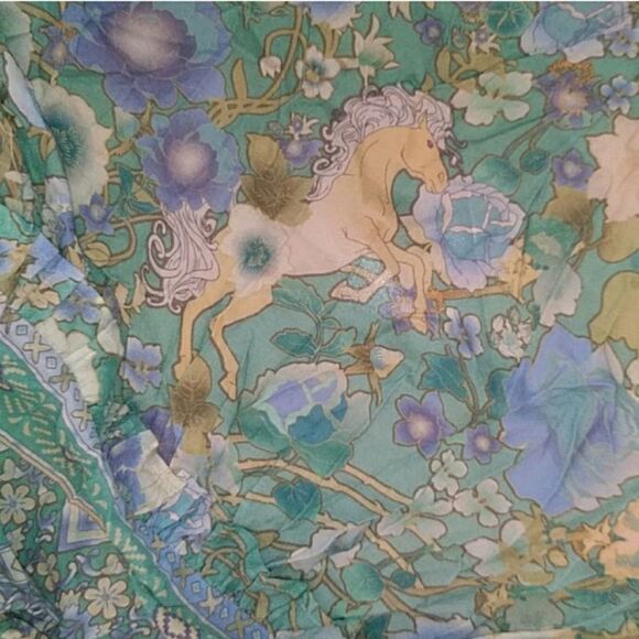 Spell & The Gypsy X Free People Turquoise Amethyst Maxi Gown Large - Picture 2 of 13